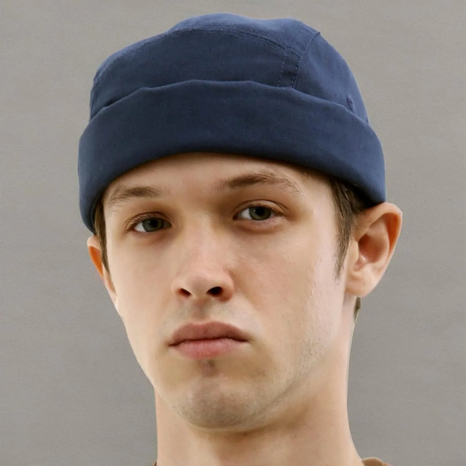 UNDERCONTROL Brimless Trawler Leon Harbour Camp Fisherman Tactical Buckle No Visor Docker Beanie for Men & Women Korea