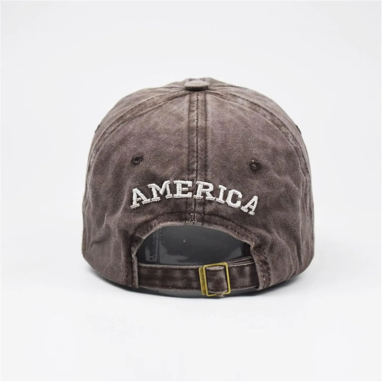 Unisex USA America Flag Baseball Caps Denim Distressed Rhinestone Hat for Adults 4th July Summer Sun Cap Hip Hop Caps