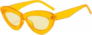 Vintage Cat Eye Sunglasses 2024 Fashion Retro Candy Color Outdoor Women Shades Luxury Multicolor Eyewear