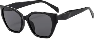 Vintage Cat Eye Women Sunglasses Uv400 Colored Trendy Eyewear for Men and Women Polygon