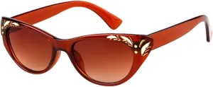 Vintage Retro Small Cat Eye Sunglasses WomenWhite Frame Cateye Sun Glasses White Shades Eyewear