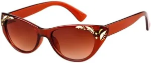 Vintage Retro Small Cat Eye Sunglasses WomenWhite Frame Cateye Sun Glasses White Shades Eyewear