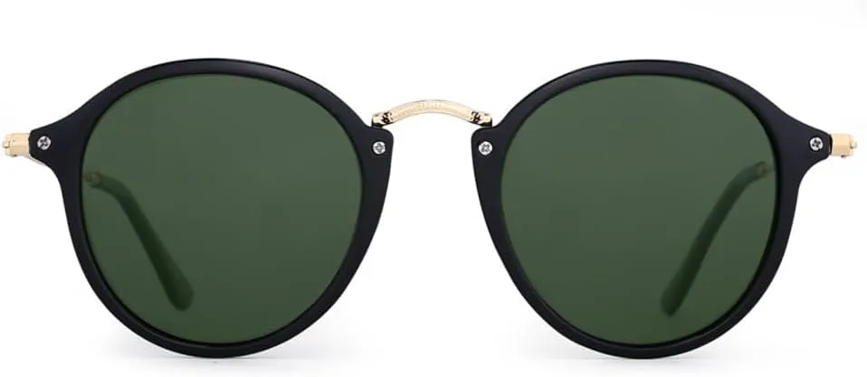Vintage Round Women Polarized Sunglasses Retro Shades