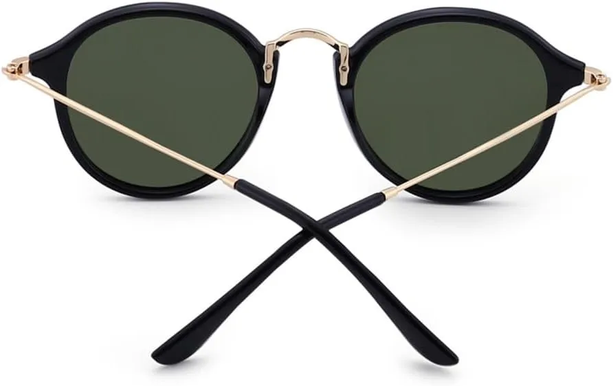 Vintage Round Women Polarized Sunglasses Retro Shades