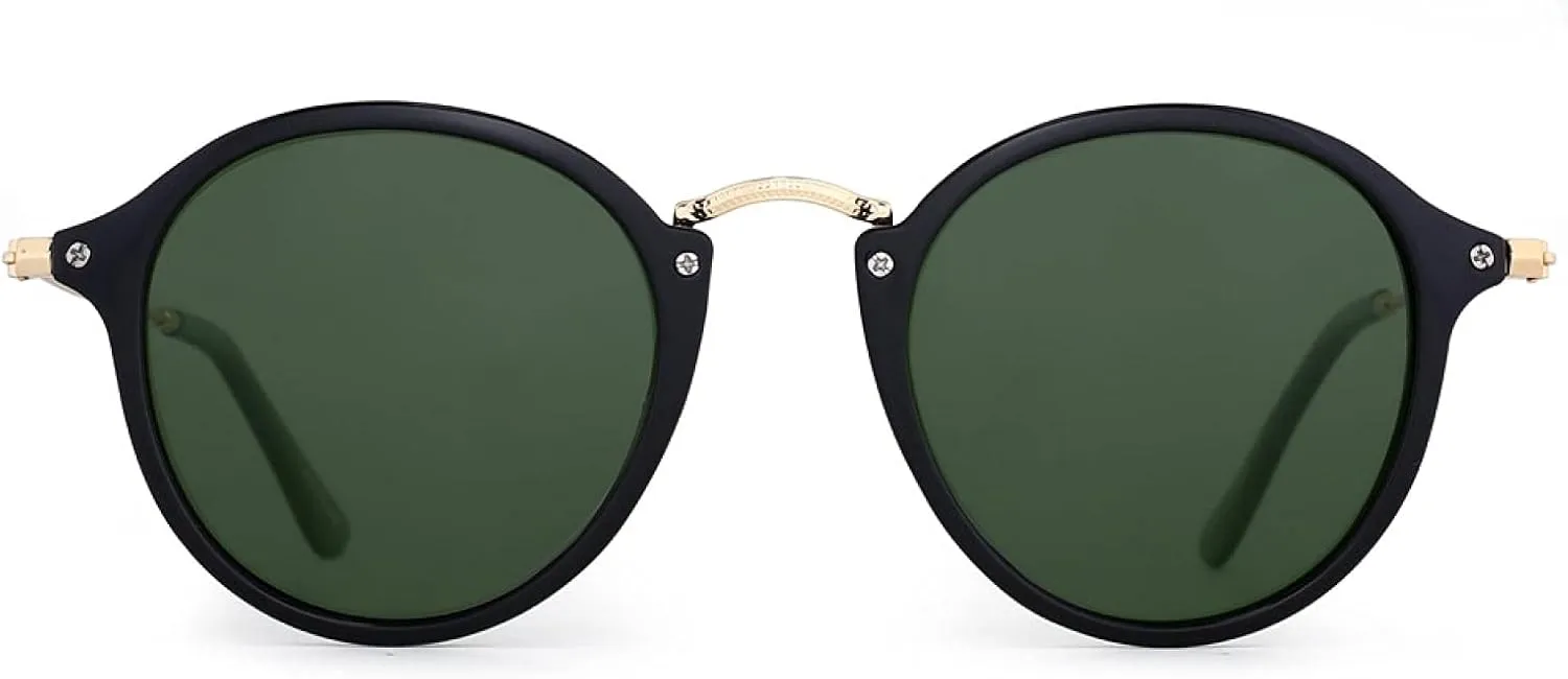 Vintage Round Women Sunglasses Retro Shades