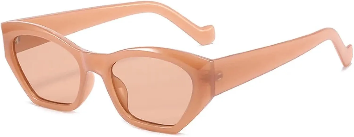 Vintage Small Sunglasses for Women Fashion Light Retro Cat Eye Uv400