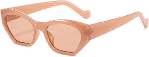 Vintage Small Sunglasses for Women Fashion Light Retro Cat Eye Uv400