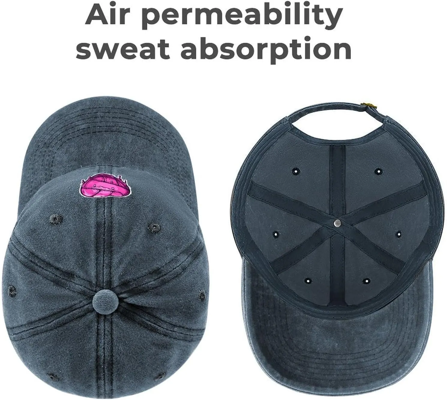 Volleyball Heart Unisex Adult Baseball Cap Curved Brim Sun Caps of Sports Denim Freely Adjustable