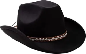 White Cowboy Hats Western Denim Cowgirl Hat for Womens Cowgirls Caps Wide Brim Cap Women Men Classic Pink Hat