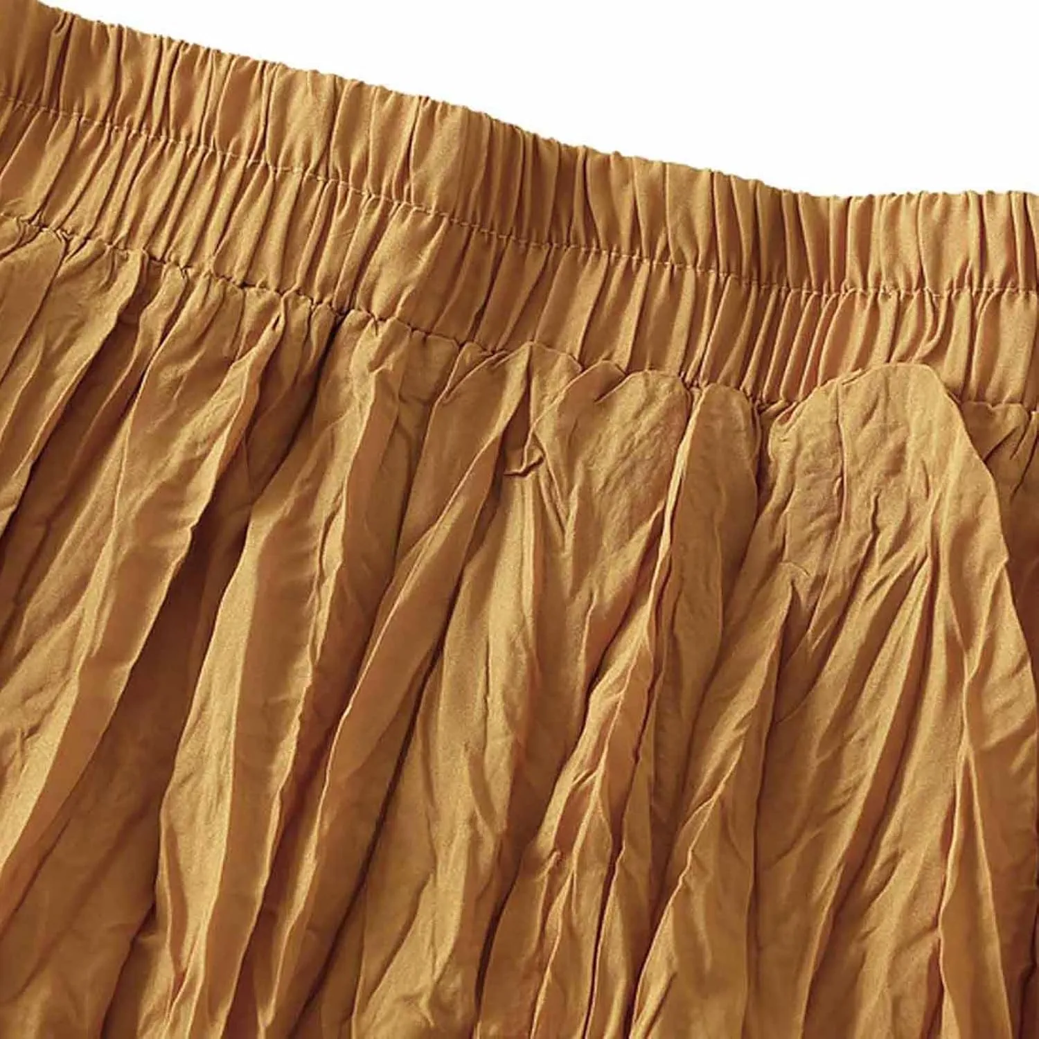 Womens Chic Elastic High Waisted A Line Pleated Shirring Maxi Long Skirt Elegant Vintage Evening Party Summer Skirts