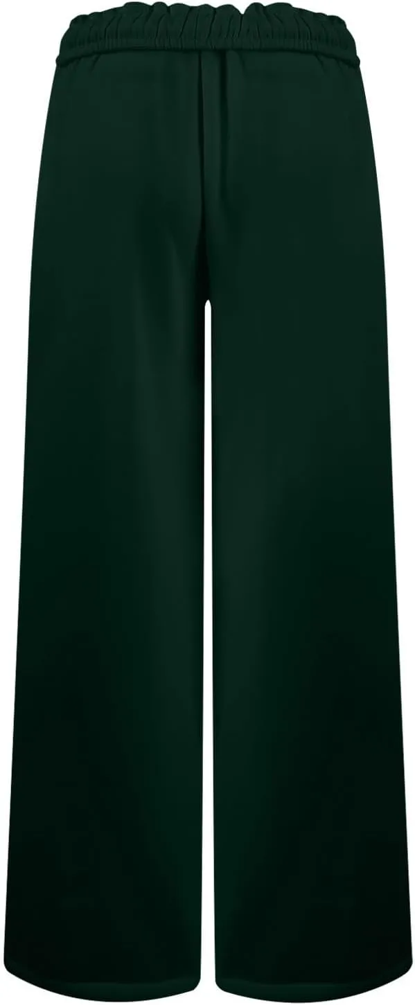 Women's Drawstring Elastic Baggy Sweatpants High Waist Straight Wide Leg Joggers Lounge Fall Fashion Sweatpants