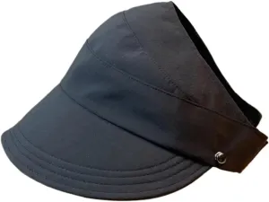 Women's Foldable Sunhat Summer Outdoor Beach Fisherman Hat Sunscreen Cap Adjustable Cotton Wide Brim Bucket Caps