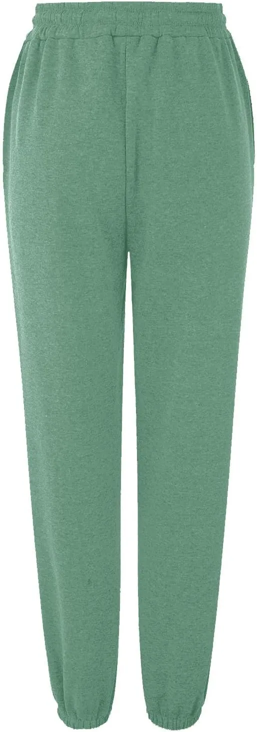 Womens High Waist Trendy Sweatpants Drawstring Elastic Lounge Joggers Straight Leg Loose Sweat Pants