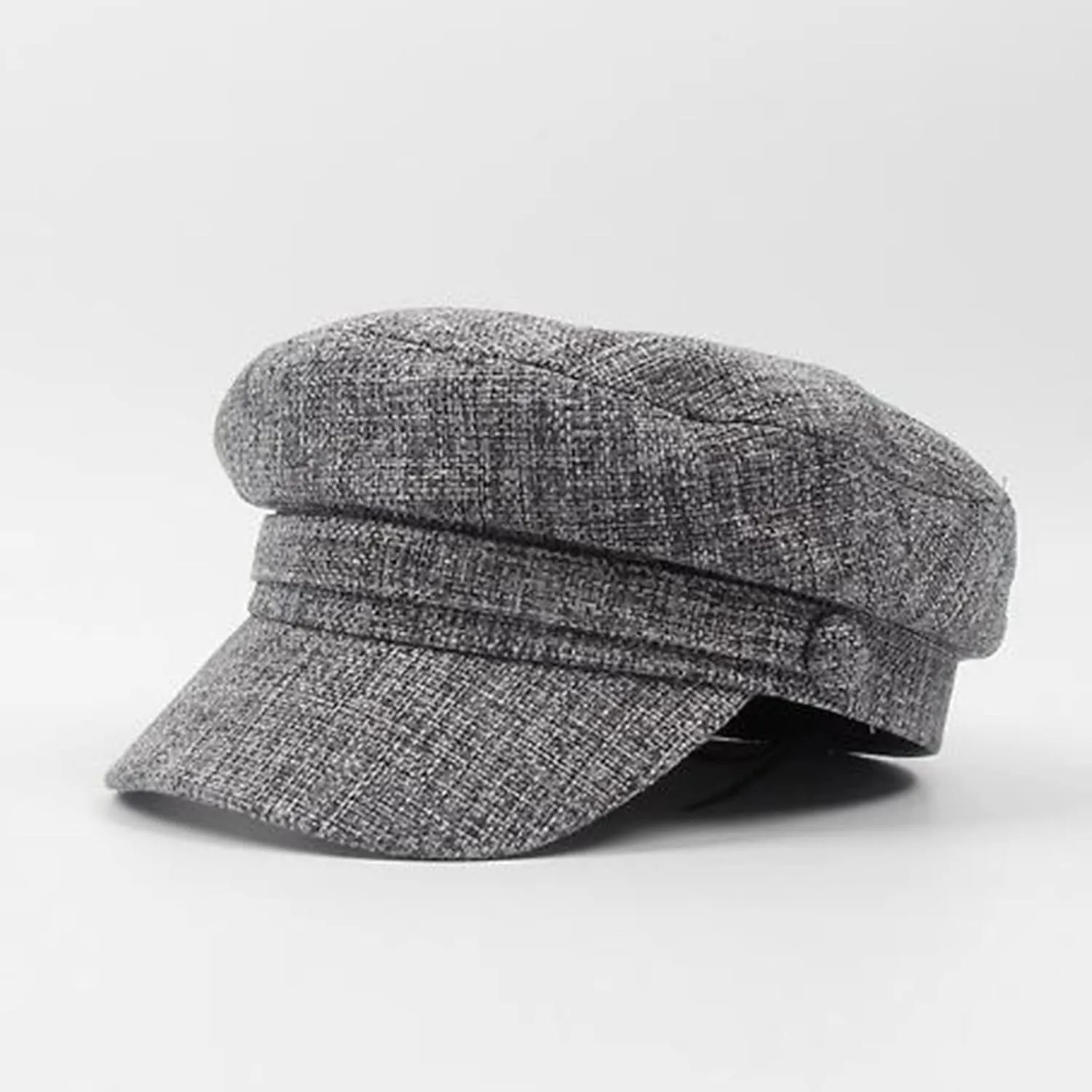 Womens Newsboy Cap Summer Beret Cap,100% Cotton Classic Vintage Octagonal Visor Gatsby Hat Pageboy Caps Adjustable