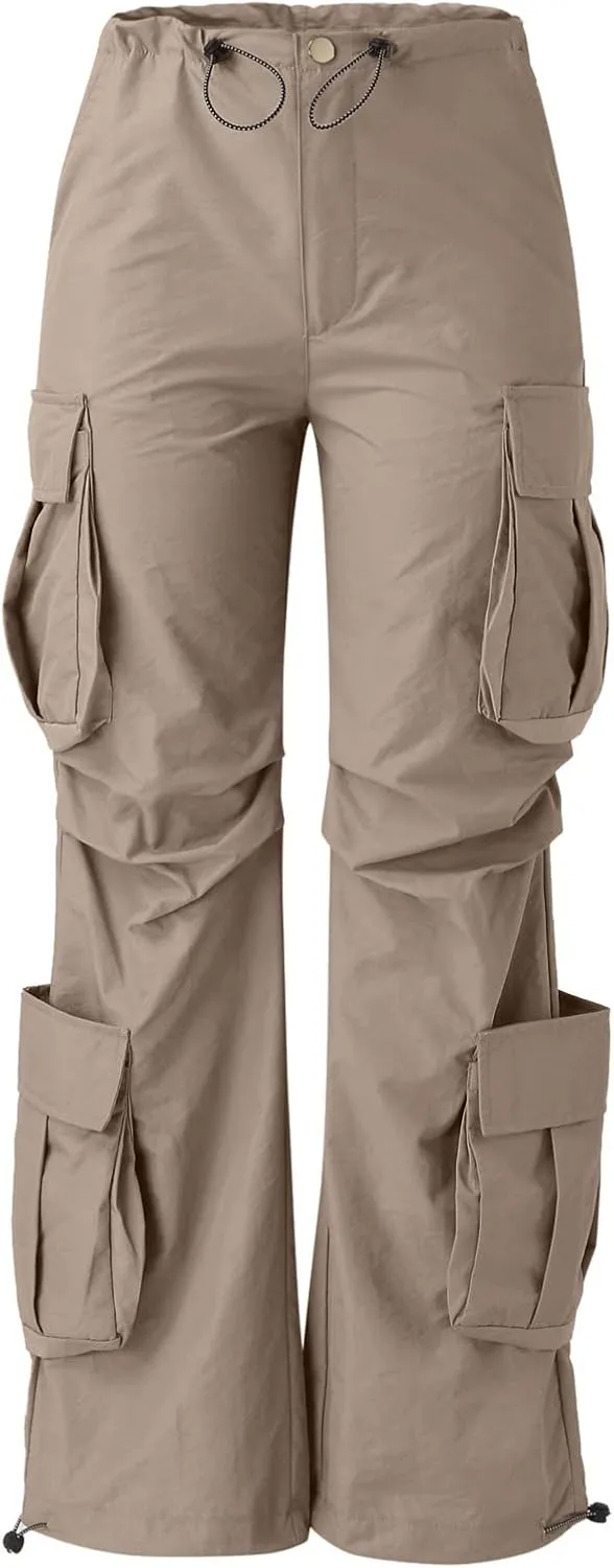 Womens Sweatpants 2023 Cargo Pants Woman Relaxed Fit Baggy Clothes Pants High Waist Zipper Pants for Women