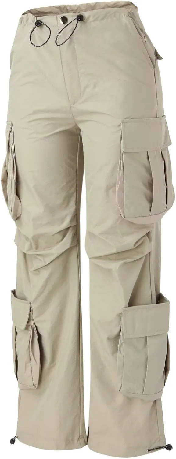 Womens Sweatpants 2023 Cargo Pants Woman Relaxed Fit Baggy Clothes Pants High Waist Zipper Pants for Women