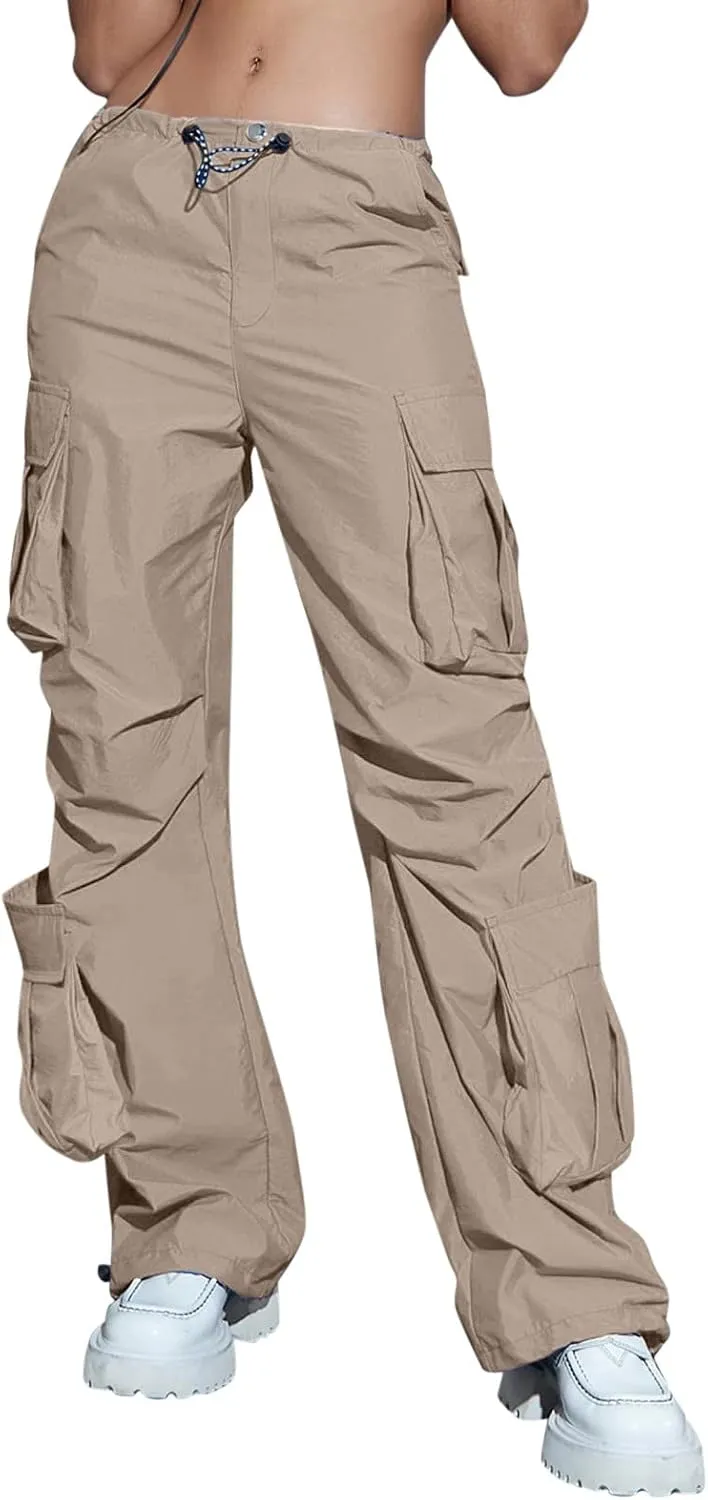 Womens Sweatpants 2023 Cargo Pants Woman Relaxed Fit Baggy Clothes Pants High Waist Zipper Pants for Women