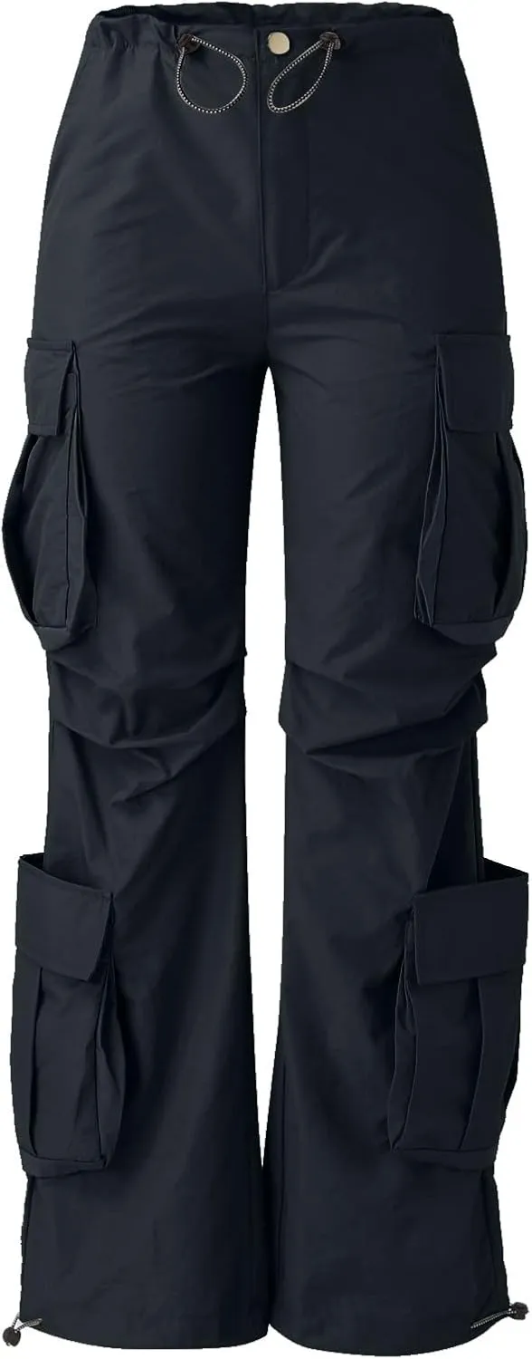 Womens Sweatpants 2023 Cargo Pants Woman Relaxed Fit Baggy Clothes Pants High Waist Zipper Pants for Women