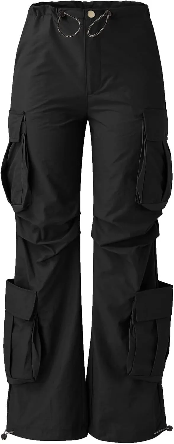 Womens Sweatpants 2023 Cargo Pants Woman Relaxed Fit Baggy Clothes Pants High Waist Zipper Pants for Women