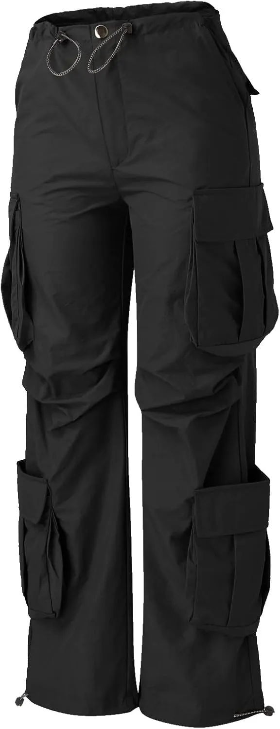 Womens Sweatpants 2023 Cargo Pants Woman Relaxed Fit Baggy Clothes Pants High Waist Zipper Pants for Women