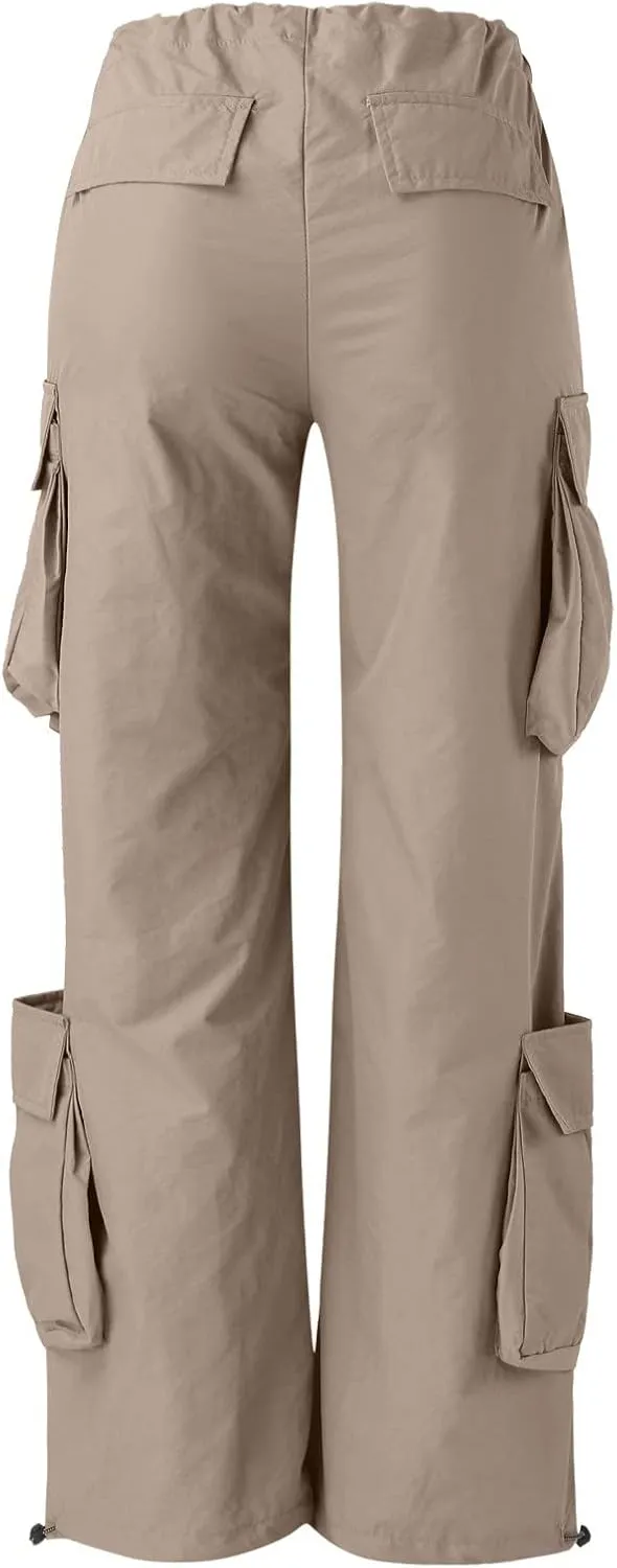 Womens Sweatpants 2023 Cargo Pants Woman Relaxed Fit Baggy Clothes Pants High Waist Zipper Pants for Women