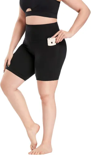 YOHOYOHA Womens Capri Yoga Pants Plus Size Breathable Mesh Splice Tummy Control Best Long Workout Fitness Pants