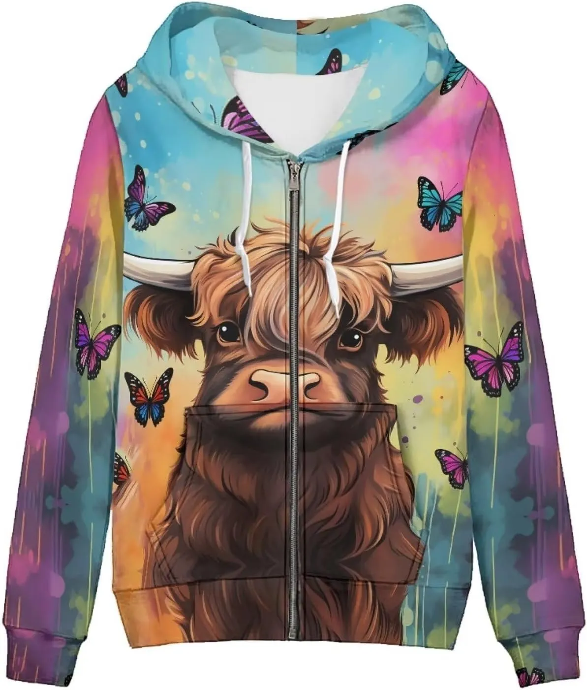 ZFRXIGN Cute Zip Up Jacket Hoodies Teen Fall Clothes for Women Activewear Tops Y2K Clothing XS-5XL Sweatshirts